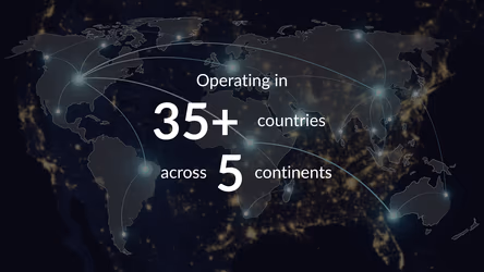 Operating in 35+ Countries across 5 Continents - Aetheris Kargo